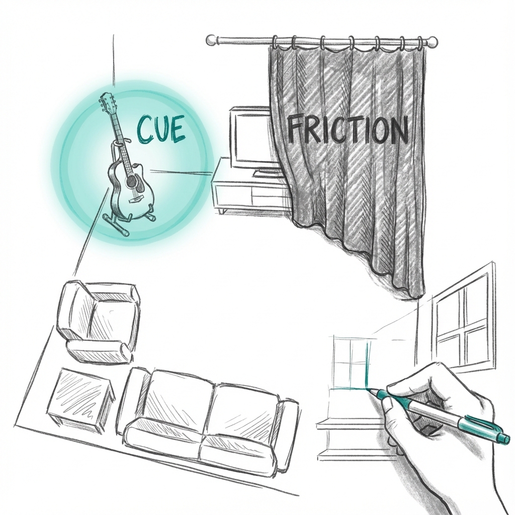 The Invisible Architect: designing your environment so that good cues are highlighted and bad ones are hidden