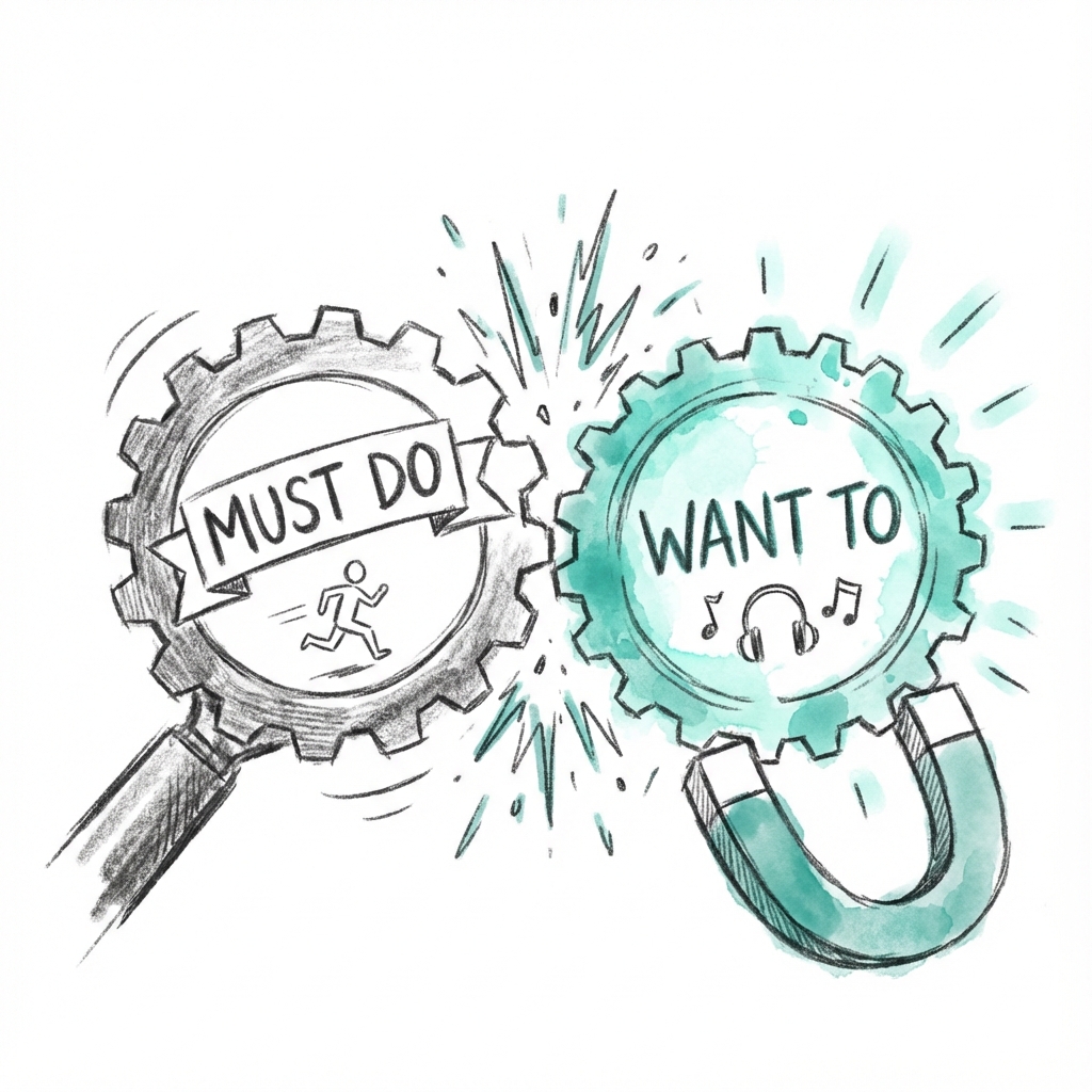 The Temptation Magnet: using the pull of a rewarding 'want' to make a necessary 'need' irresistible