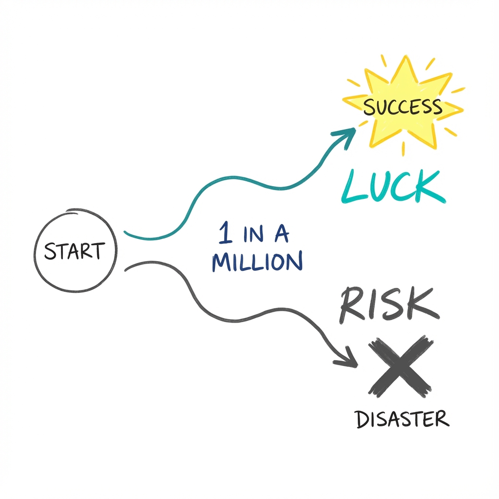 Luck and Risk: two sides of the same coin, both reminding us that outcomes are shaped by forces beyond our control