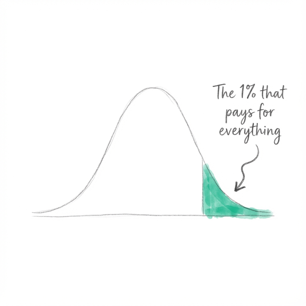 Tails, You Win: a small number of outlier events drive the majority of total returns