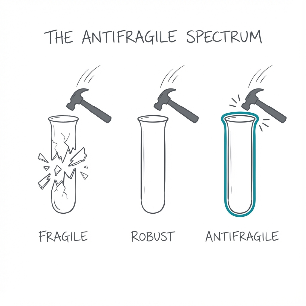 The Stress Benchmark: fragility breaks under shocks, robustness stays the same, and antifragility gets stronger
