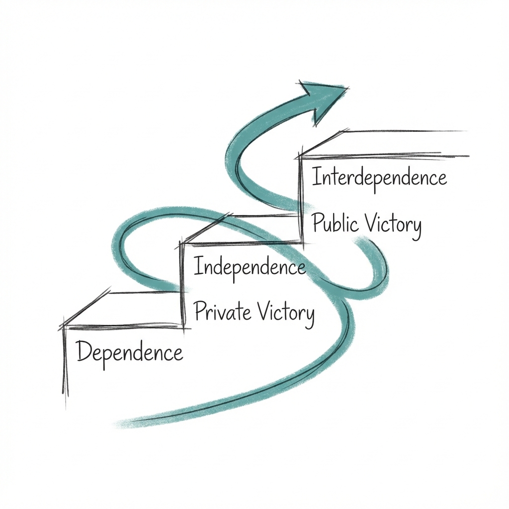 The Maturity Continuum: the journey from Dependence to Independence (Private Victory) and finally Interdependence (Public Victory)